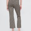 Pantaloni crop a vita alta in maglia doppia Pantaloni crop a vita alta in maglia doppia