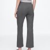 Pantaloni crop a vita alta in maglia doppia Pantaloni crop a vita alta in maglia doppia