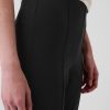 Pantaloni crop a vita alta in maglia doppia Pantaloni crop a vita alta in maglia doppia