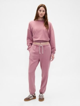 Pantaloni da jogging aderenti in French Terry pesante