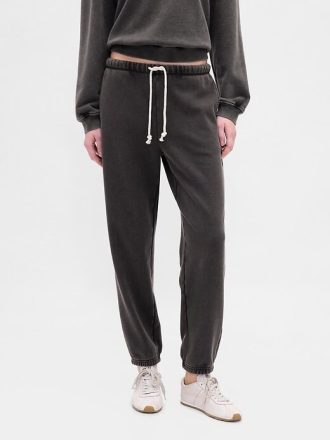 Pantaloni da jogging aderenti in French Terry pesante