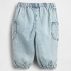 Pantaloni da jogging in denim con tasca Baby Bear Pantaloni da jogging in denim con tasca Baby Bear