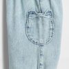 Pantaloni da jogging in denim con tasca Baby Bear Pantaloni da jogging in denim con tasca Baby Bear