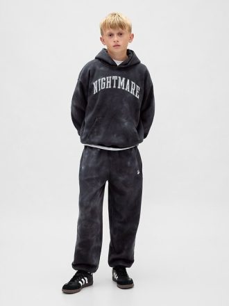 Pantaloni da jogging larghi con teschio vintage Gap × Disney Tim Burton’s The Nightmare Before Christmas per bambini