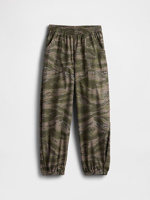 Pantaloni da jogging larghi in popeline per bambini Pantaloni da jogging larghi in popeline per bambini