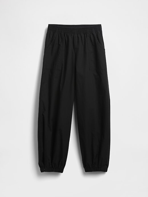 Pantaloni da jogging larghi in popeline per bambini Pantaloni da jogging larghi in popeline per bambini