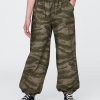 Pantaloni da jogging larghi in popeline per bambini Pantaloni da jogging larghi in popeline per bambini