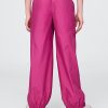 Pantaloni da jogging larghi in popeline per bambini Pantaloni da jogging larghi in popeline per bambini