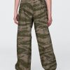 Pantaloni da jogging larghi in popeline per bambini Pantaloni da jogging larghi in popeline per bambini
