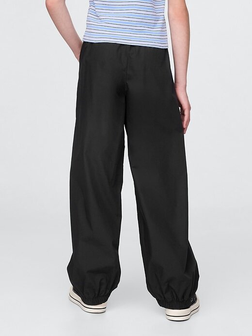 Pantaloni da jogging larghi in popeline per bambini Pantaloni da jogging larghi in popeline per bambini