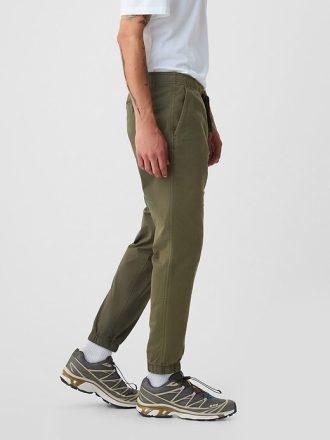 Pantaloni da jogging slim in tela