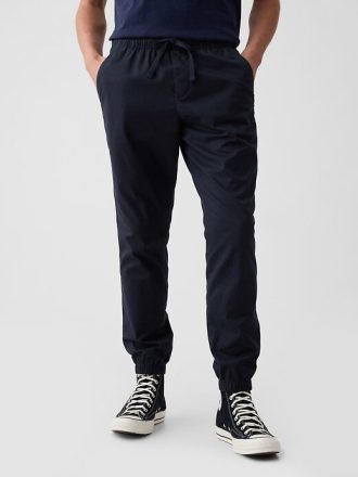 Pantaloni da jogging slim in tela