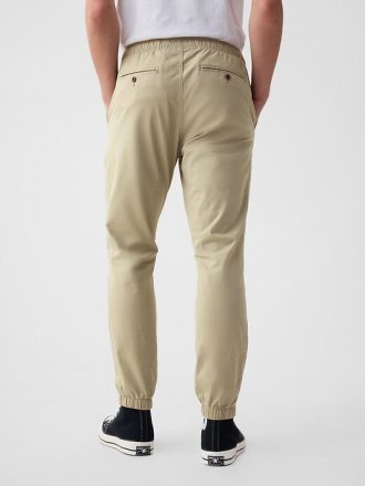 Pantaloni da jogging slim in tela