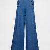 Pantaloni da marinaio in denim a vita alta GapStudio Pantaloni da marinaio in denim a vita alta GapStudio
