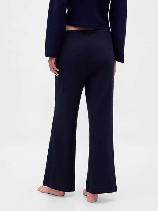Pantaloni da pigiama a gamba larga a nido d’ape Pantaloni da pigiama a gamba larga a nido d’ape
