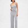 Pantaloni da pigiama a gamba larga con mini costine Pantaloni da pigiama a gamba larga con mini costine