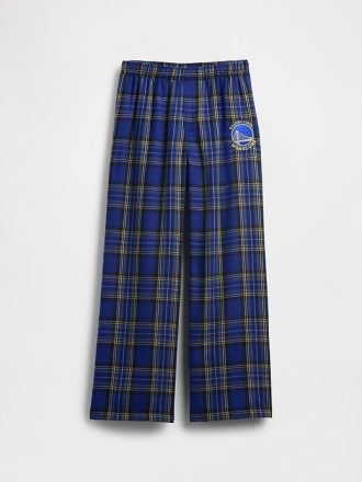 Pantaloni da pigiama in flanella NBA Golden State Warriors per bambini