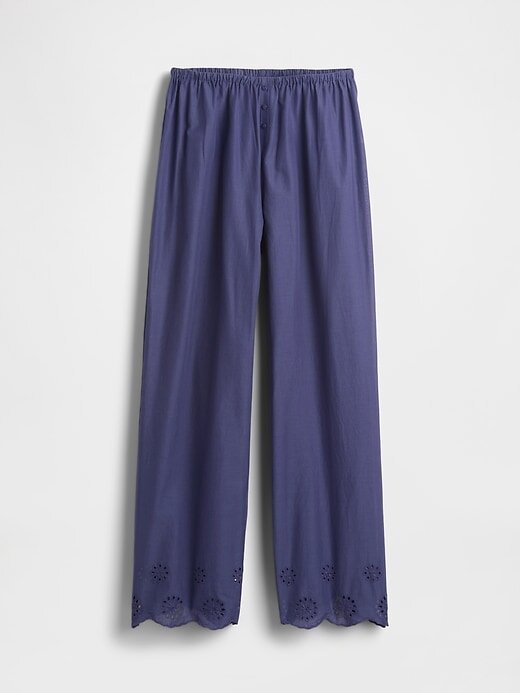 Pantaloni del pigiama con orlo a occhielli Pantaloni del pigiama con orlo a occhielli