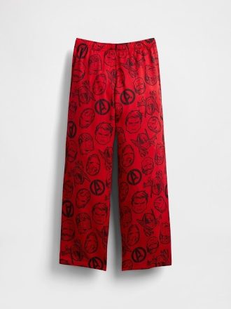 Pantaloni del pigiama in flanella riciclata Marvel per bambini