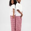 Pantaloni del pigiama in flanella riciclata per bambini Pantaloni del pigiama in flanella riciclata per bambini