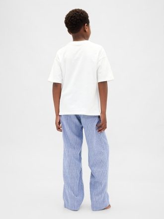 Pantaloni del pigiama in flanella riciclata per bambini