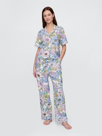 Pantaloni del pigiama in misto lino