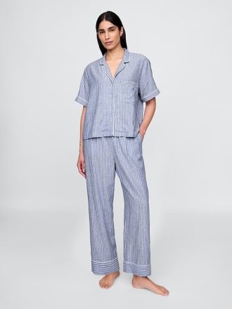 Pantaloni del pigiama in misto lino