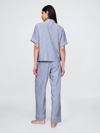 Pantaloni del pigiama in misto lino
