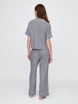 Pantaloni del pigiama in misto lino