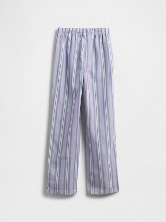 Pantaloni del pigiama in popeline riciclato per bambini