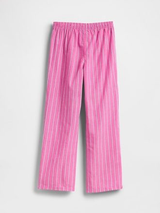 Pantaloni del pigiama in popeline riciclato per bambini