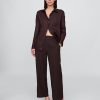 Pantaloni dritti alla caviglia in misto lino Pantaloni dritti alla caviglia in misto lino