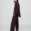 Pantaloni dritti alla caviglia in misto lino Pantaloni dritti alla caviglia in misto lino