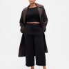 Pantaloni dritti alla caviglia in twill a vita alta Pantaloni dritti alla caviglia in twill a vita alta