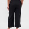 Pantaloni dritti alla caviglia in twill a vita alta Pantaloni dritti alla caviglia in twill a vita alta