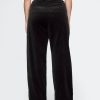Pantaloni dritti in velluto a vita alta Pantaloni dritti in velluto a vita alta