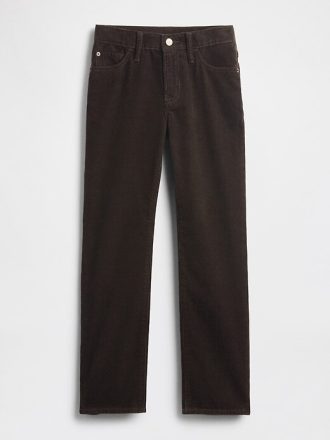 Pantaloni dritti originali in velluto a coste anni ’90 per bambini