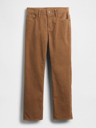 Pantaloni dritti originali in velluto a coste anni ’90 per bambini