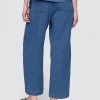 Pantaloni Easy Barrel in garza di cotone Pantaloni Easy Barrel in garza di cotone