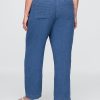 Pantaloni Easy Barrel in garza di cotone Pantaloni Easy Barrel in garza di cotone