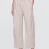 Pantaloni Easy Barrel in misto lino a vita media Pantaloni Easy Barrel in misto lino a vita media