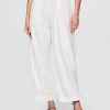 Pantaloni Easy Barrel in misto lino a vita media Pantaloni Easy Barrel in misto lino a vita media