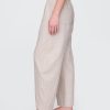 Pantaloni Easy Barrel in misto lino a vita media Pantaloni Easy Barrel in misto lino a vita media