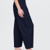 Pantaloni Easy Barrel in misto lino a vita media Pantaloni Easy Barrel in misto lino a vita media
