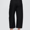 Pantaloni Easy Barrel in misto lino a vita media Pantaloni Easy Barrel in misto lino a vita media