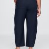 Pantaloni Easy Barrel in misto lino a vita media Pantaloni Easy Barrel in misto lino a vita media
