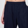 Pantaloni Easy Barrel in misto lino a vita media Pantaloni Easy Barrel in misto lino a vita media