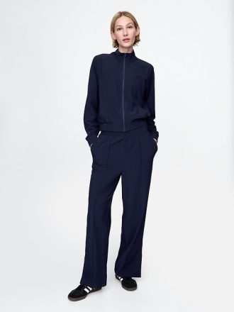 Pantaloni GapFit Tech a vita alta con orlo diviso