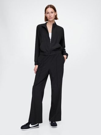 Pantaloni GapFit Tech a vita alta con orlo diviso