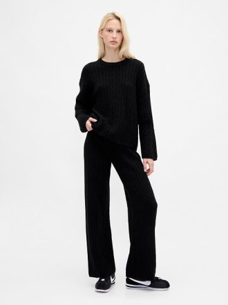 Pantaloni in maglia a trecce CashSoft